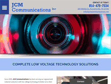 Tablet Screenshot of jcmcommunications.net